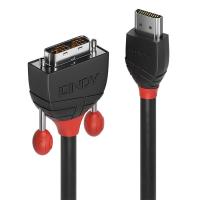 Lindy 36273 Videokabel-Adapter 3 m HDMI Typ A (Standard) DVI-D Schwarz