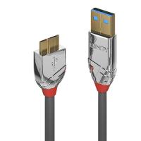 Lindy 36658 USB Kabel USB 3.2 Gen 1 (3.1 Gen 1) 2 m USB A Micro-USB B Grau