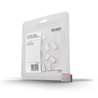 Lindy 40437 Schnittstellenblockierung USB Typ-C Pink 10 Stück(e)