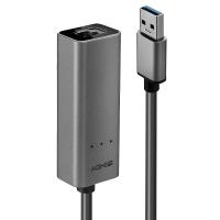 Lindy 43313 Kabeladapter USB-A RJ-45 Silber