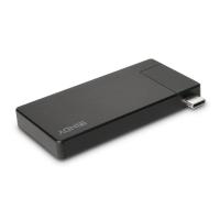 Lindy 43336 laptop-dockingstation & portreplikator Kabelgebunden USB 3.2 Gen 1 (3.1 Gen 1) Type-C Schwarz