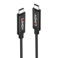 Lindy 43348 USB Kabel USB 3.2 Gen 2 (3.1 Gen 2) 3 m USB C Schwarz