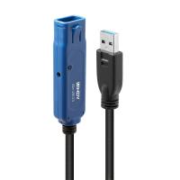 Lindy 43361 USB Kabel USB 3.2 Gen 1 (3.1 Gen 1) 20 m USB A Schwarz