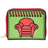 Loungefly NICWA0017 Geldbörse, Kartenetui/Reisedokumentenhülle Reise-Brieftasche Grün, Rot Veganes Leder