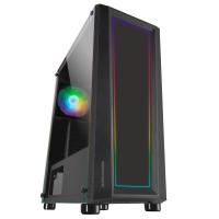 Mars Gaming MCART Computer-Gehäuse Midi Tower Schwarz
