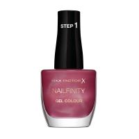 Max Factor Nailfinity Gel Colour Nagellack 12 ml Burgund Metallisch