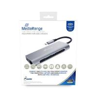 MediaRange MRCS510 laptop-dockingstation & portreplikator USB 3.2 Gen 1 (3.1 Gen 1) Type-C Silber