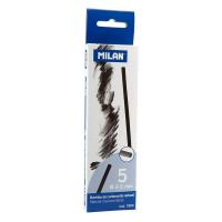 Milan Natural charcoal sticks Kohlestift 5 Stück(e) Dunkles Grau