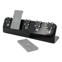 Mobilis 020010 Ladegerät für Mobilgeräte HDD, Tragbarer Rechner, Smartphone Schwarz AC, USB Kabelloses Aufladen Schnellladung Drinnen