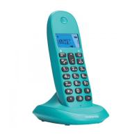 Motorola C1001 DECT-Telefon Anrufer-Identifikation Türkis