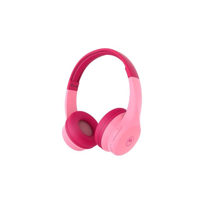 Motorola MOTO JR300 Kopfhörer Verkabelt & Kabellos Kopfband Anrufe/Musik Bluetooth Hellrosa