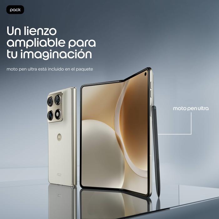 Motorola razr fold 20,6 cm (8.09'') Dual-SIM Android 16.0 5G USB Typ-C 16 GB 512 GB 6000 mAh Weiß — Bild 25 von 30