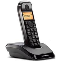 Motorola S1201 DECT-Telefon Anrufer-Identifikation Schwarz