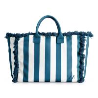 Muitomas BEACHBAGBL Handtasche/Umhängetasche Baumwolle, Polyester Blau Frau Strandtasche