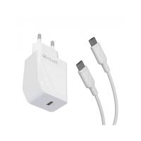 Muvit MCPAK0044 Ladegerät für Mobilgeräte Universal Weiß AC Drinnen