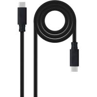 Nanocable 10.01.4102 USB Kabel USB 3.2 Gen 2 (3.1 Gen 2) 2 m USB C Schwarz