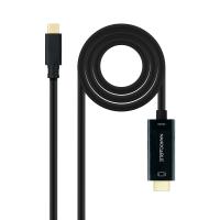 Nanocable 10.15.5135 Videokabel-Adapter 5 m USB Typ-C HDMI Schwarz