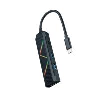 Nanocable 10.16.0401 laptop-dockingstation & portreplikator Kabelgebunden USB 3.2 Gen 1 (3.1 Gen 1) Type-C Schwarz