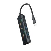 Nanocable 10.16.0501 laptop-dockingstation & portreplikator Kabelgebunden USB 3.2 Gen 1 (3.1 Gen 1) Type-C Schwarz
