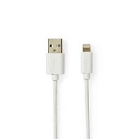 Nedis CCBW39300WT10 Lightning-Kabel 1 m Weiß