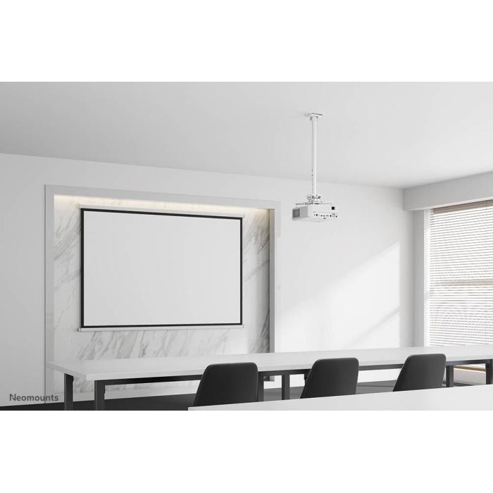 Neomounts CL25-550WH1 Beamer Deckenhalterung - H 74,5-114,5 cm - einfache Installation - volle Bewegung — Bild 33 von 34