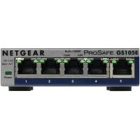 NETGEAR GS105E-200PES Netzwerk-Switch Managed L2/L3 Gigabit Ethernet (10/100/1000) Grau