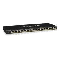 NETGEAR GS316P Unmanaged Gigabit Ethernet (10/100/1000) Power over Ethernet (PoE) Schwarz