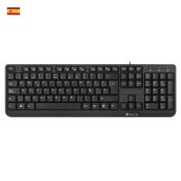 NGS FunkyV3, QWERTY, ES Tastatur Haus USB Spanisch Schwarz