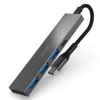 Nilox NXHUBUSBC02 Schnittstellen-Hub USB 3.2 Gen 1 (3.1 Gen 1) Type-A + Type-C 625 Mbit/s