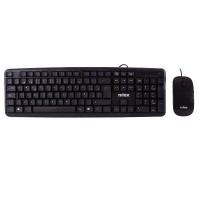 Nilox NXKME000004 Tastatur Maus enthalten Universal USB QWERTY Spanisch Schwarz
