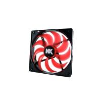 NOX NX140 Computerkühlsystem Computergehäuse Ventilator 14 cm Schwarz, Rot