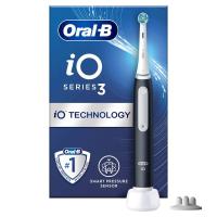 Oral-B iO 3 Matte Erwachsener Vibrierende Zahnbürste Schwarz, Weiß