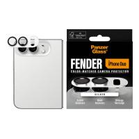 PanzerGlass Fender Kameraschutz Silber iPhone Duo, bild 2 von 12 ansehen