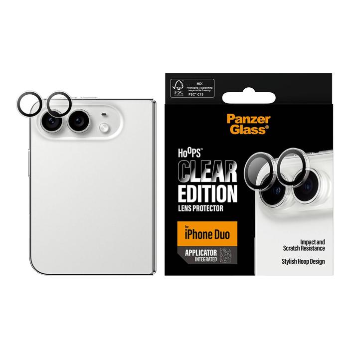 PanzerGlass Hoops Kameraschutz Transparent iPhone Duo — Bild 2 von 12
