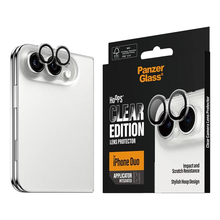 PanzerGlass Hoops Kameraschutz Transparent iPhone Duo — Bild 6 von 12