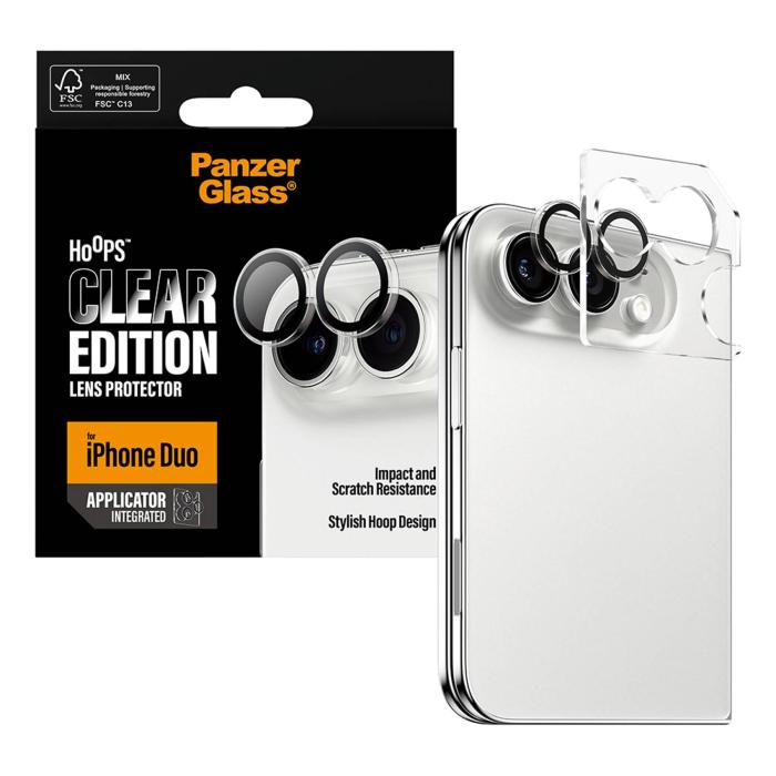 PanzerGlass Hoops Kameraschutz Transparent iPhone Duo — Bild 5 von 12