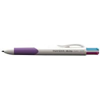 Papermate Inkjoy Quatro Blau, Grün, Violett, Rot Clip-on-Einziehkugelschreiber Medium 12 Stück(e)