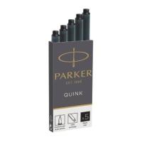 Parker Quink inktpatronen zwart, doos met 5 stuks Schwarz 5 Stück(e)