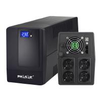 Phasak Esential Unterbrechungsfreie Stromversorgung (USV) Line-Interaktiv 2 kVA 1200 W 4 AC-Ausgänge