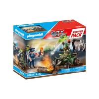 Playmobil City Action Starter Pack Polizei: Gefahrentraining
