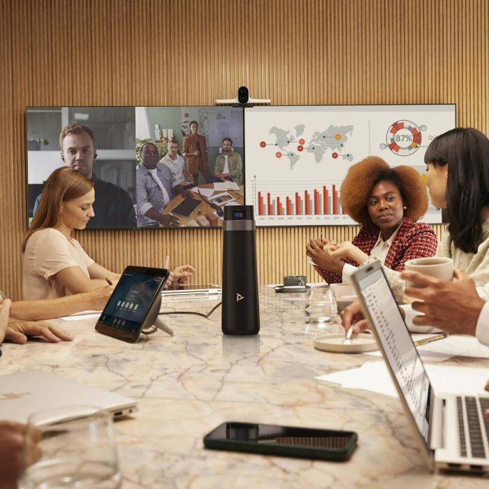 Poly Studio G62 Videokonferenzsystem mit Halterungsplatten-Kit Kein Netzkabel TAA — Bild 11 von 30