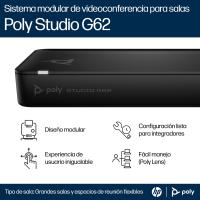 Poly Studio G62 Videokonferenzsystem mit Halterungsplatten-Kit Kein Netzkabel TAA, bild 21 von 30 ansehen