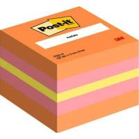 Post-It 2051-P Klebezettel Quadratisch Orange, Pink, Gelb 400 Blätter Selbstklebend