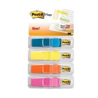 Post-It Highlighting Flags, Bright Colors, 1/2 in Wide, 35/Disp, 4 Disp/Pack Selbstklebende Fahne 35 Blätter