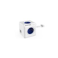 Power Cube 1402BL/DEEUPC Verlängerungskabel 1,5 m 4 AC-Ausgänge Drinnen Blau