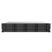 QNAP TS-1273AU-RP-8G NAS & Speicherserver Rack (2U) Ryzen Embedded V1500B 8 GB DDR4 0 TB QNAP QTS Aluminium, Schwarz