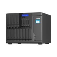 QNAP TS-1655 NAS Tower Intel Atom® C5125 8 GB DDR4 0 TB QNAP Turbo System Schwarz