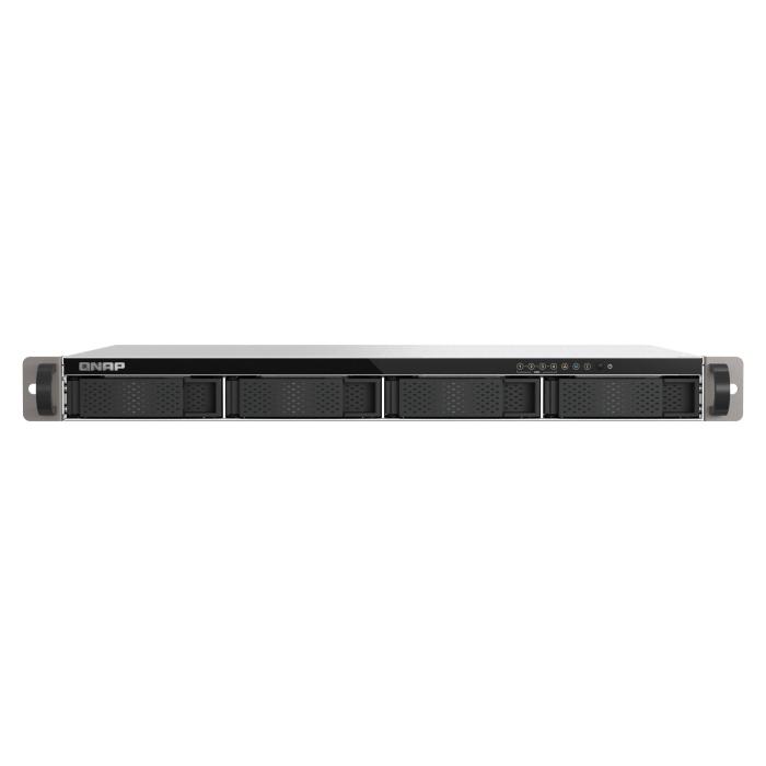 QNAP TS-432XeU NAS Rack (1U) 4 GB DDR4 0 TB QNAP QTS Schwarz, Grau — Bild 2 von 18