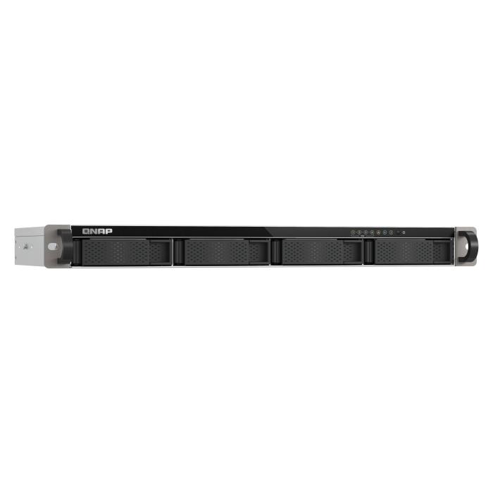 QNAP TS-432XeU NAS Rack (1U) 4 GB DDR4 0 TB QNAP QTS Schwarz, Grau — Bild 12 von 18