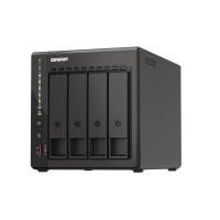 QNAP TS-453E NAS Tower Intel® Celeron® J6412 8 GB 0 TB QNAP QTS Schwarz